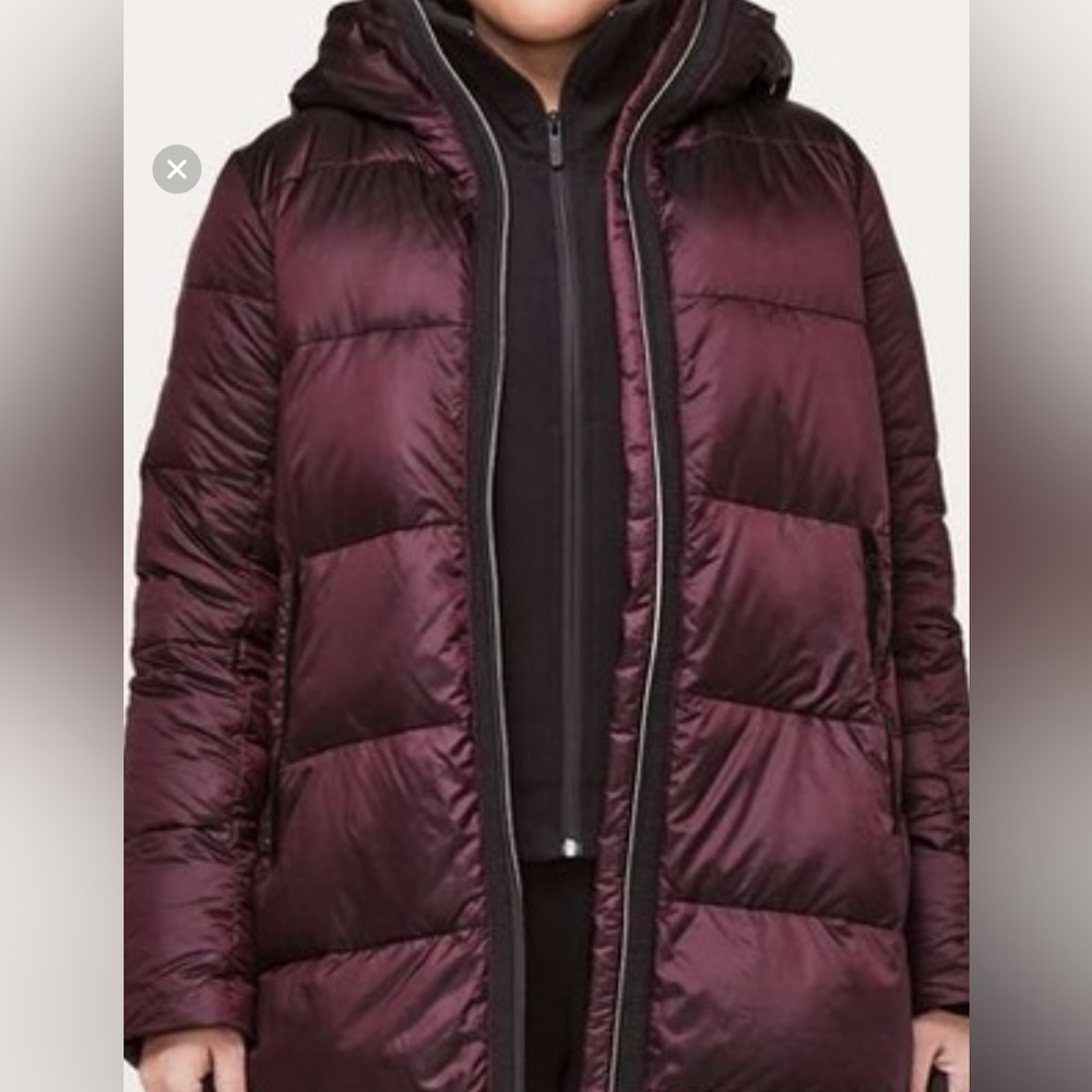 NWT lululemon athletica Deep Purple Puffer Jacket